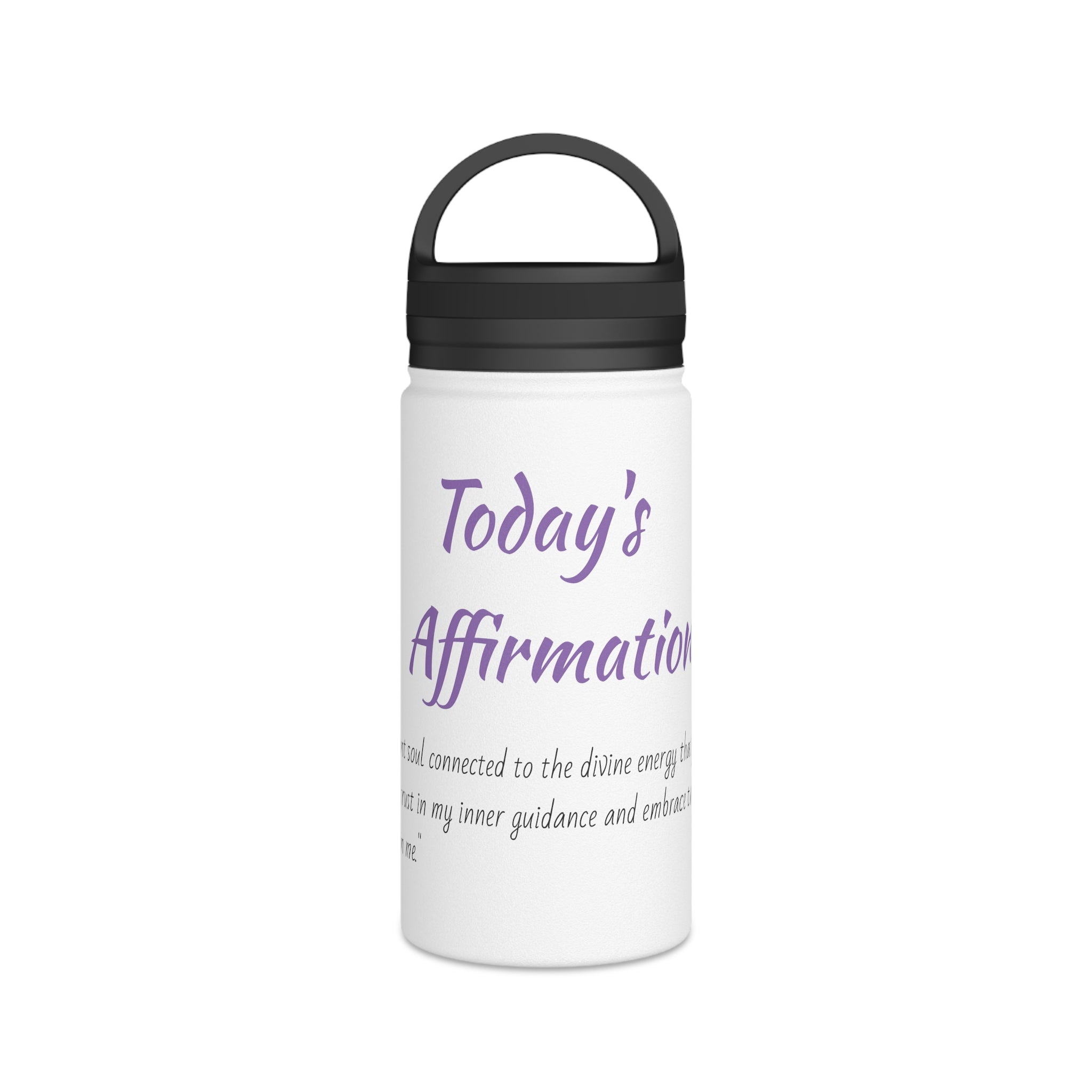 Inspirational Stainless Steel Water Bottle, Affirmation Gifts, Motivational, Fitness Accessory, Self-Care Essentials, Stay Hydrated in Style Perfect for On-the-Go Lifestyles!
