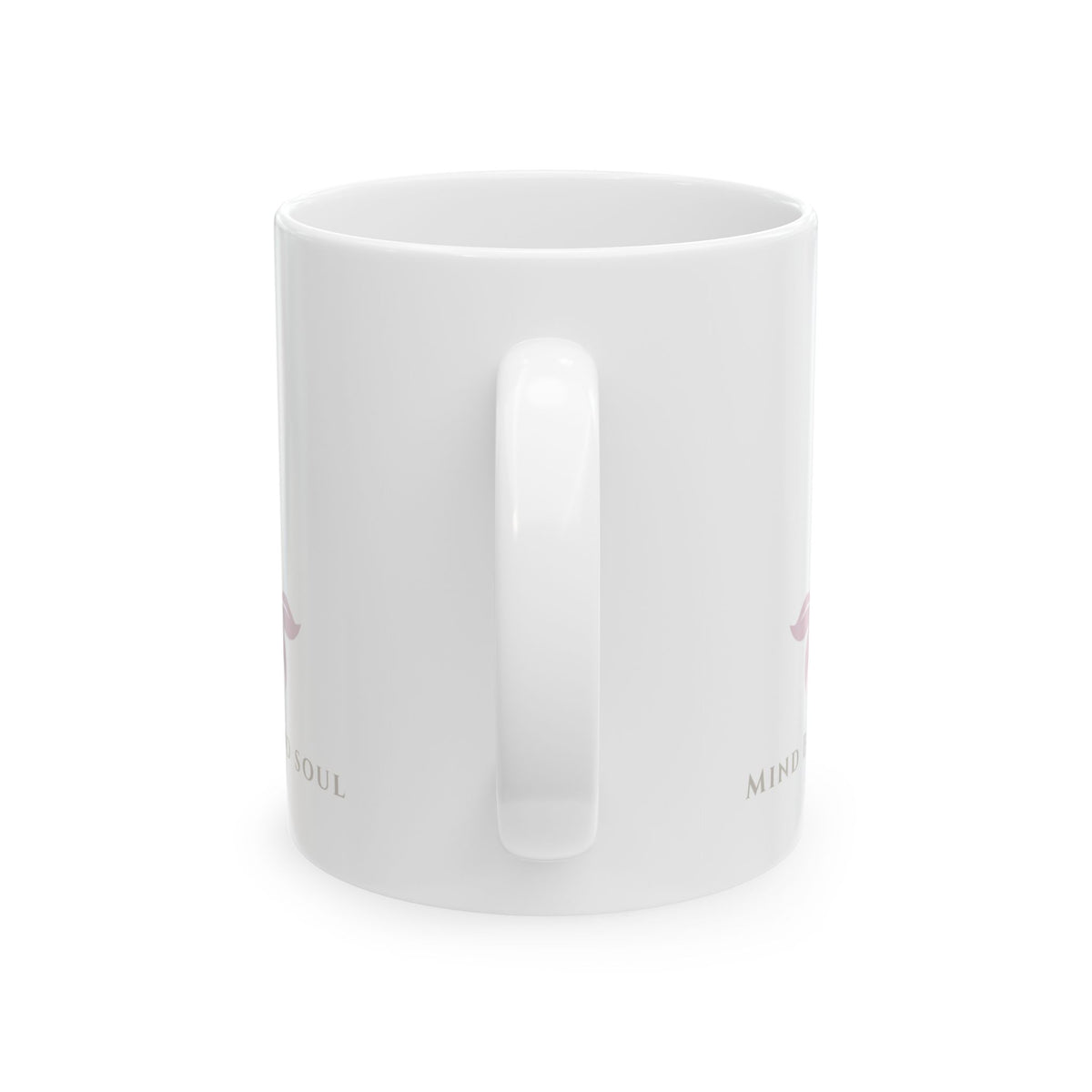 Mind Body Soul 11oz White Mug - Inspirational Wellness Drinkware
