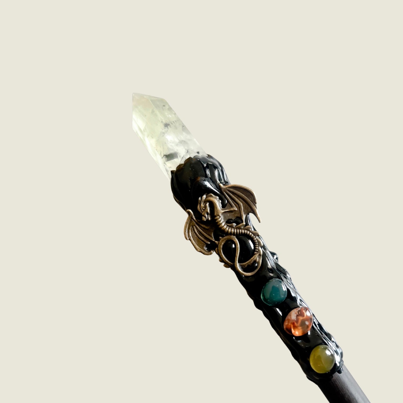 Natural Crystal Point Healing Wands - Elevate Your Spiritual Rituals with Citrine, Amethyst, Clear Quartz, Rose Quartz, and Fluorite