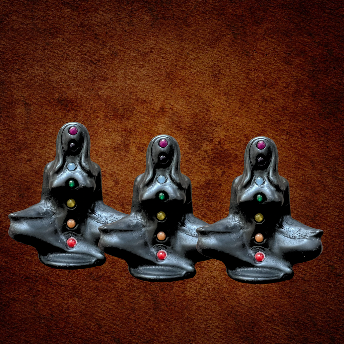 Seven Chakra Quartz Yoga Carving for Balance and Harmony