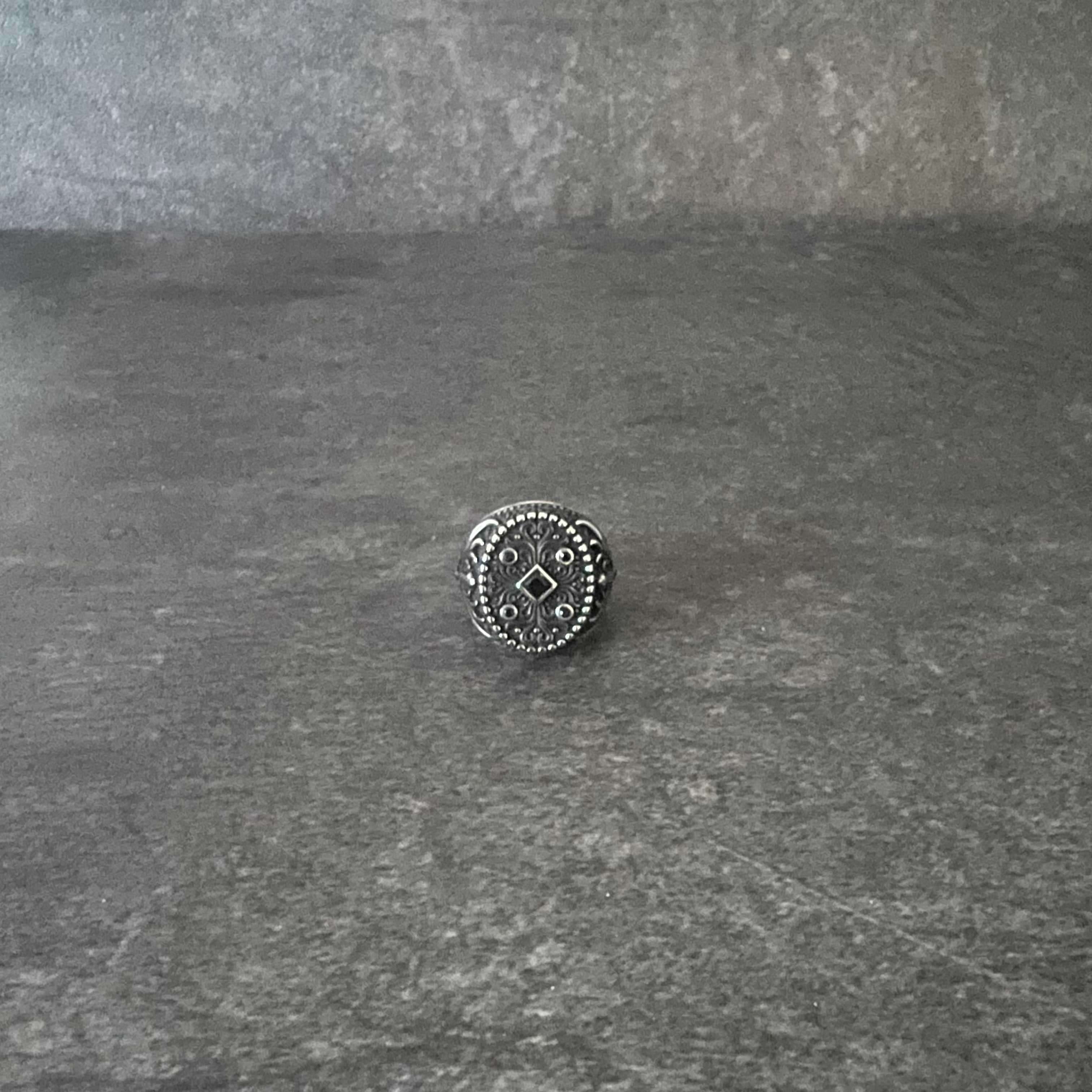 Men’s Ring – Vintage Style 316L Stainless Steel with Stone Accents