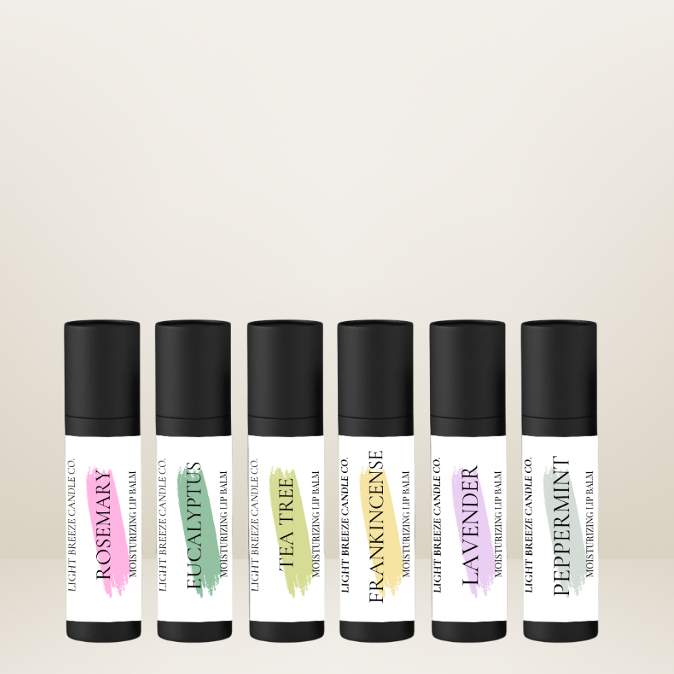 Moisturizing peppermint lip balm all natural handmade with essential oil