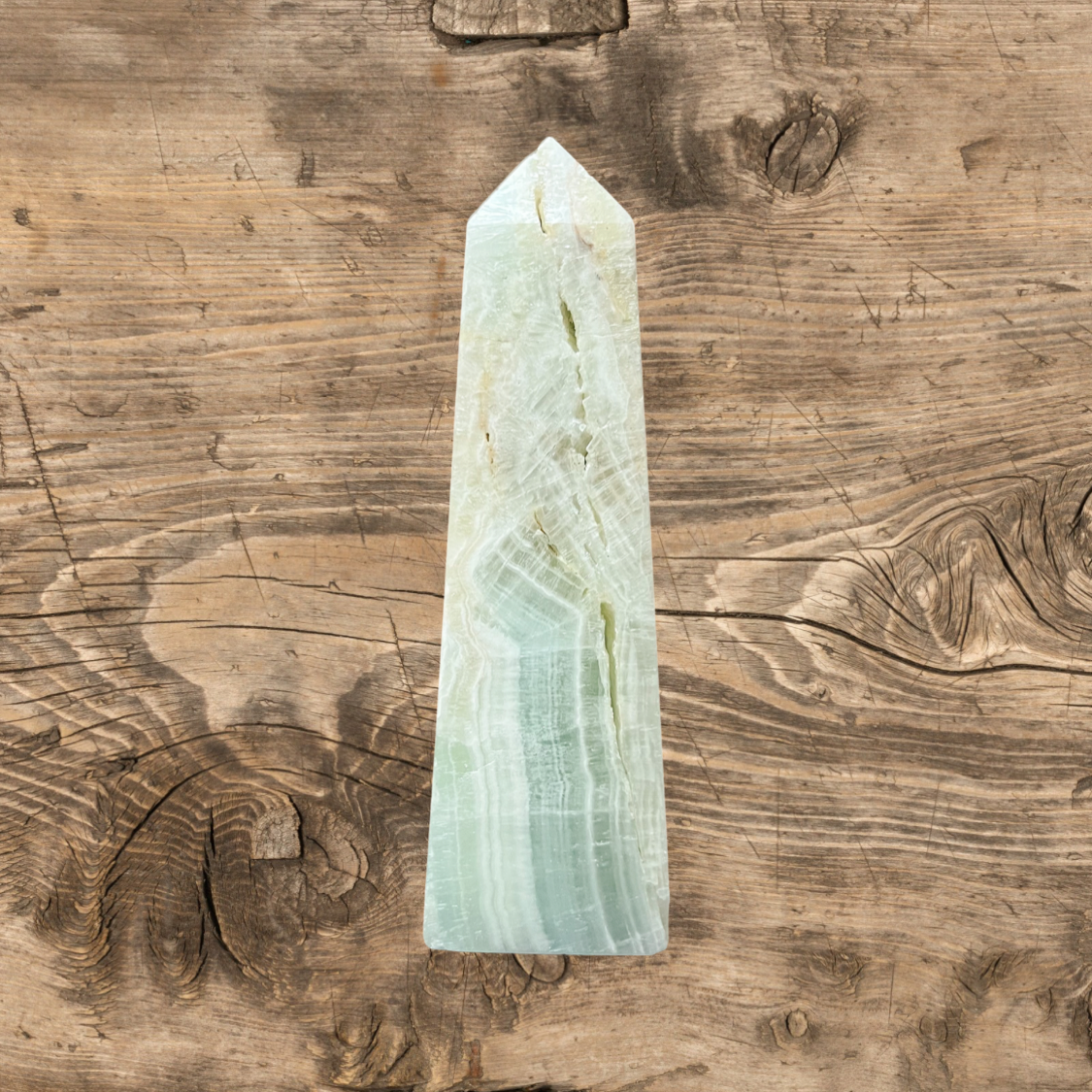 Caribbean Calcite Point - Natural Crystal Healing Stone