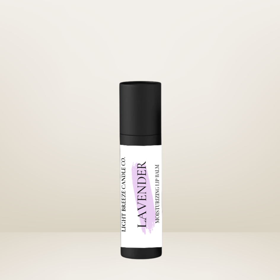 Moisturizing lavender lip balm all natural handmade with essential oil