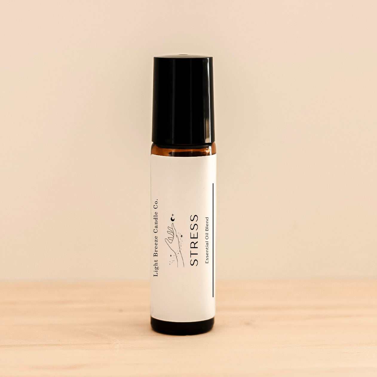 Stress essential oil roller (10 ml) eases stress and anxiety all-natural aromatherapy blend lavender, sandalwood, and ylang ylang