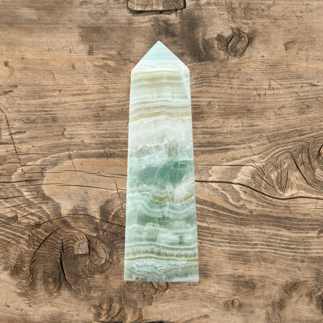 Caribbean Calcite Point - Natural Crystal Healing Stone