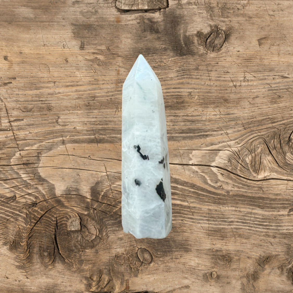 Black moonstone crystal grounding and courageous healing stone from australia self-confidence, intuition & emotional balance