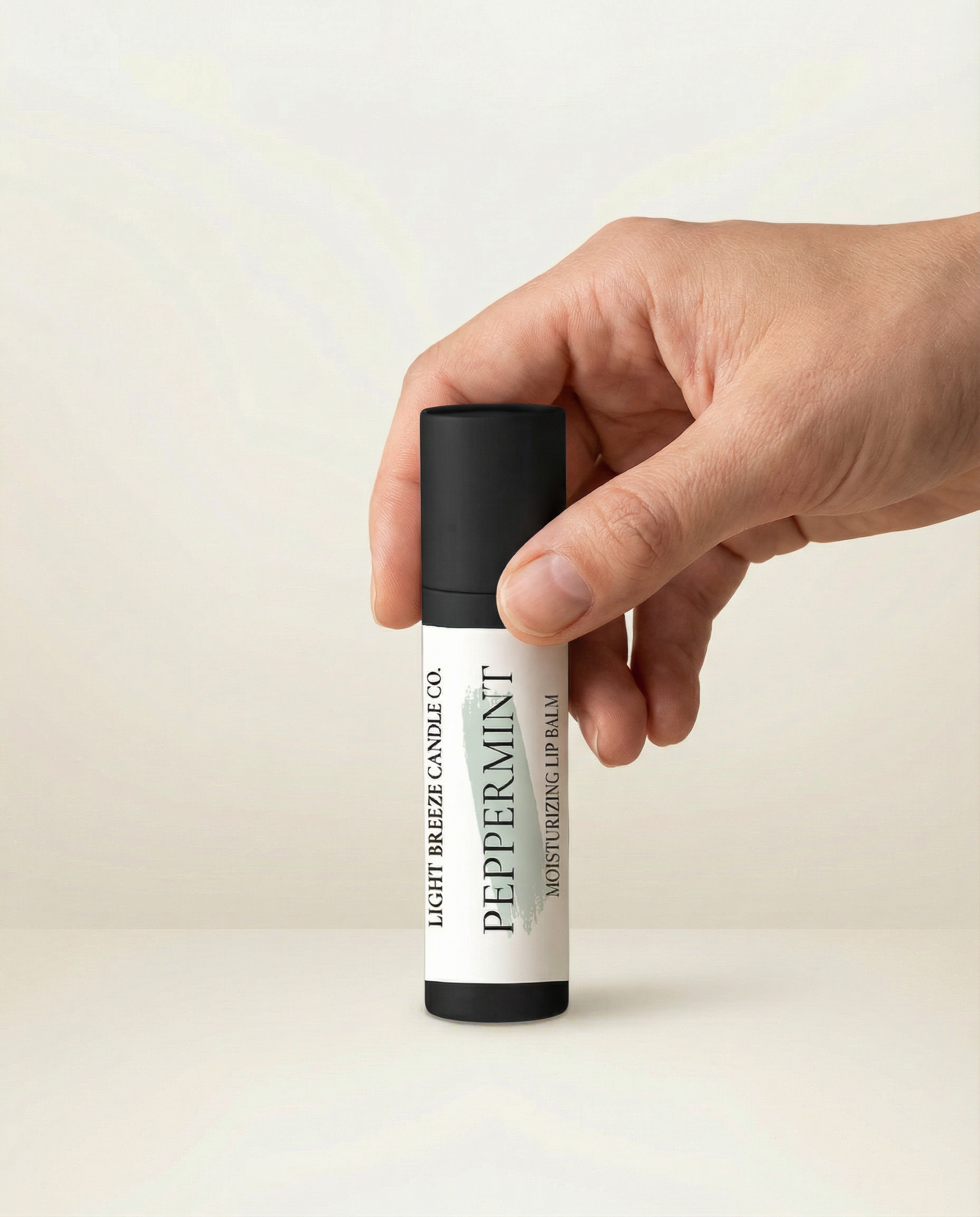 Peppermint Essential Oil Lip Balm Natural Moisturizing Lip Care with Shea Butter & Beeswax