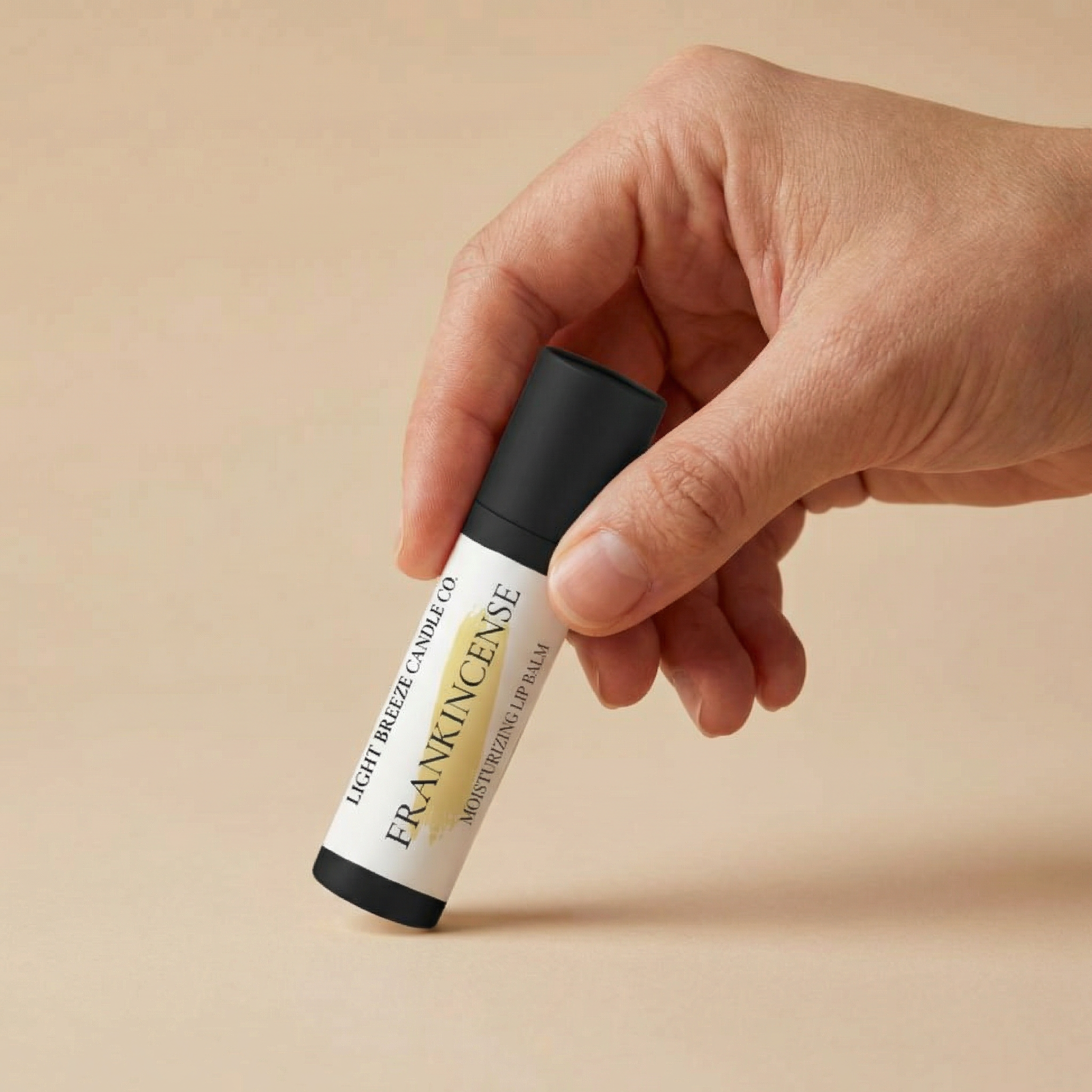 Frankincense Essential Oil Lip Balm Natural Moisturizing Lip Care with Shea Butter & Beeswax