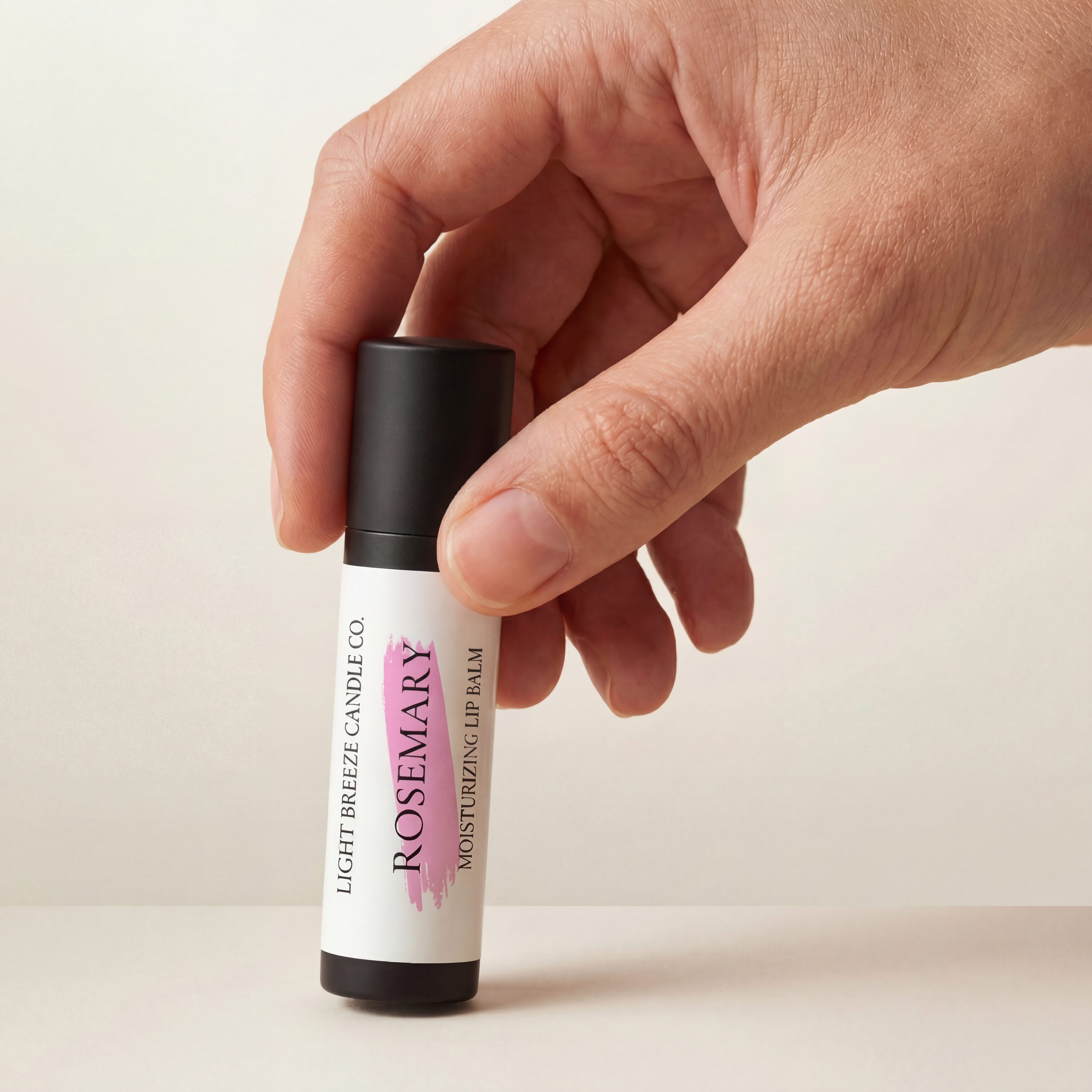 Rosemary Essential Oil Lip Balm Natural Moisturizing Lip Care with Shea Butter & Beeswax