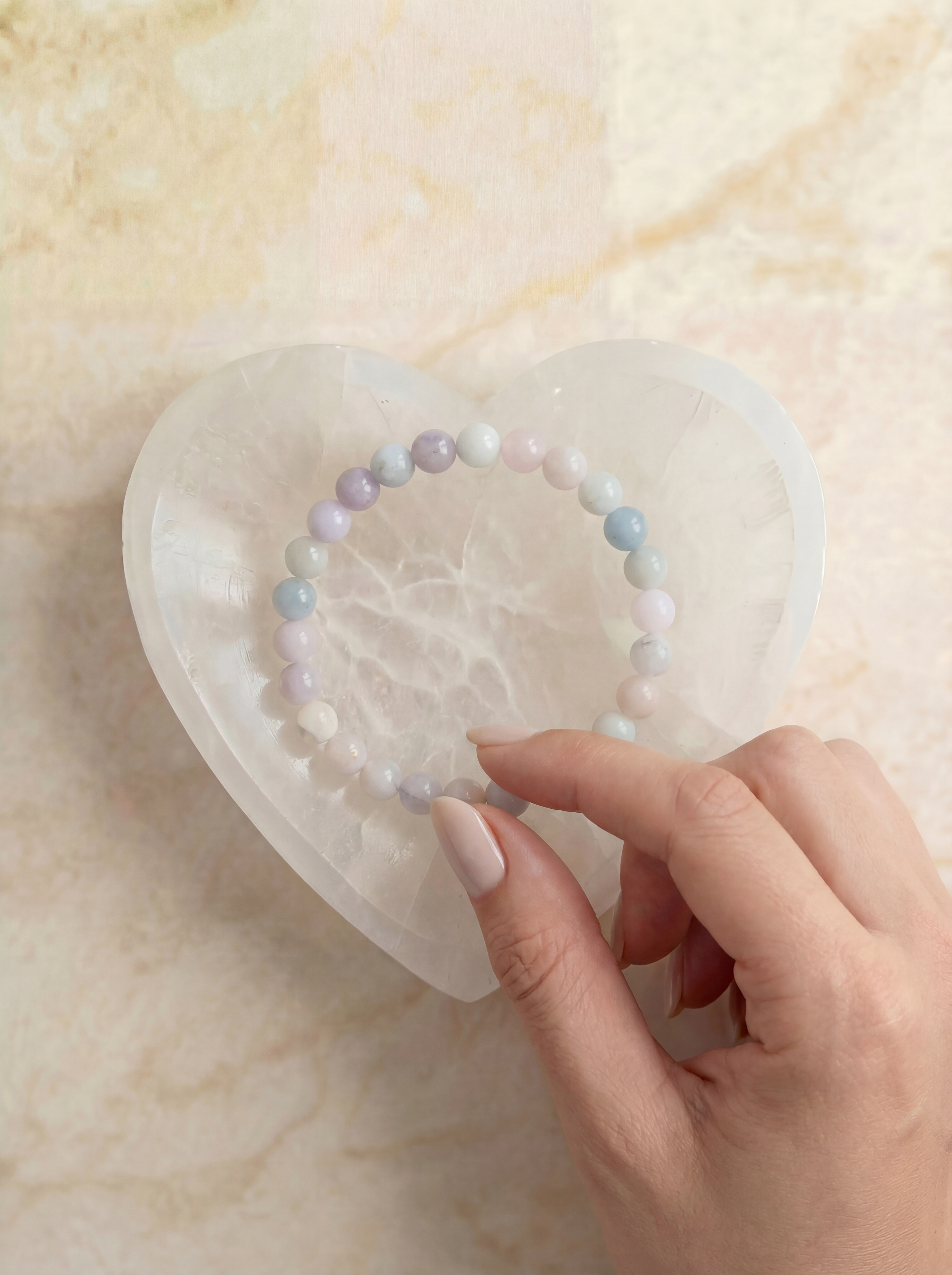 Natural Morganite Bracelet Love & Compassion