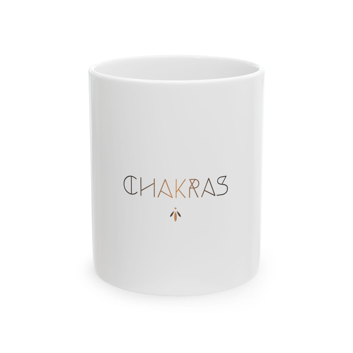 Chakra Symbols 11oz White Mug - Spiritual Energy Drinkware