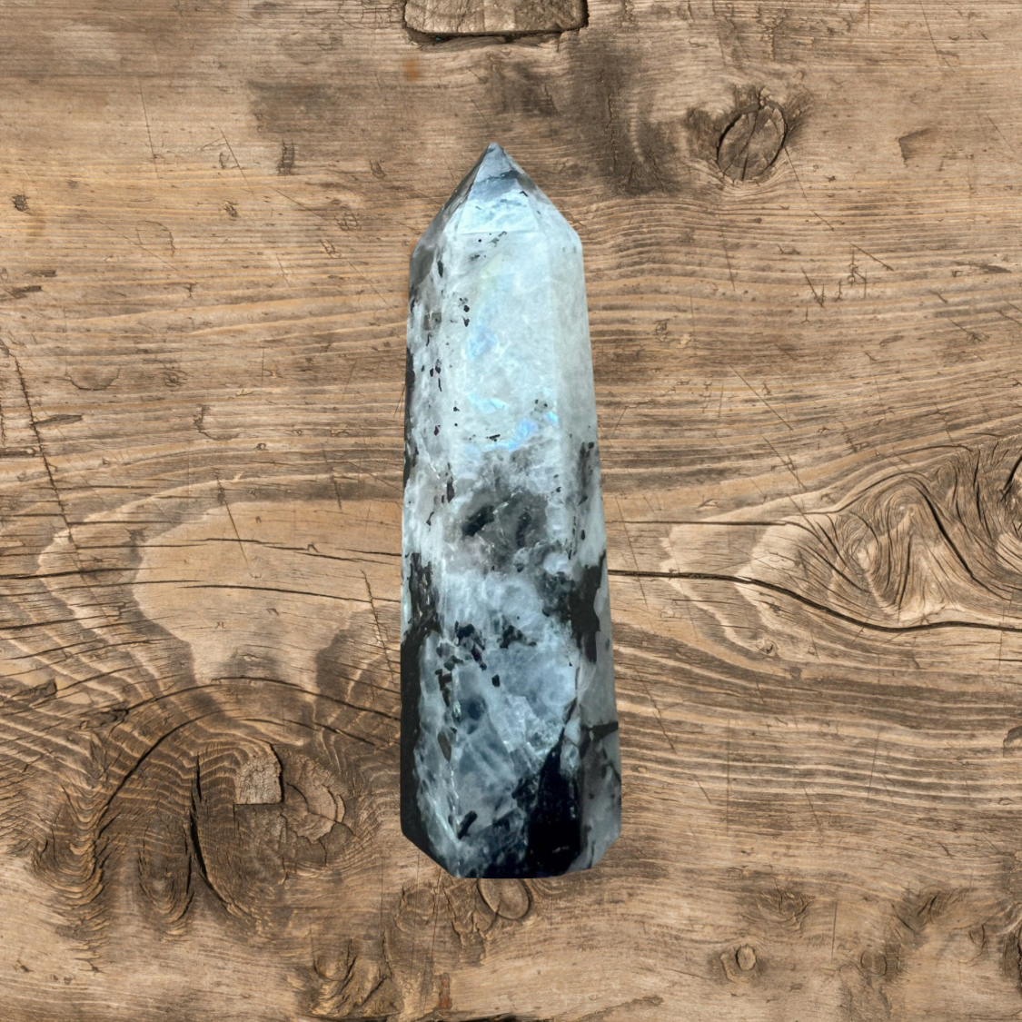 Black moonstone crystal grounding and courageous healing stone from australia self-confidence, intuition & emotional balance