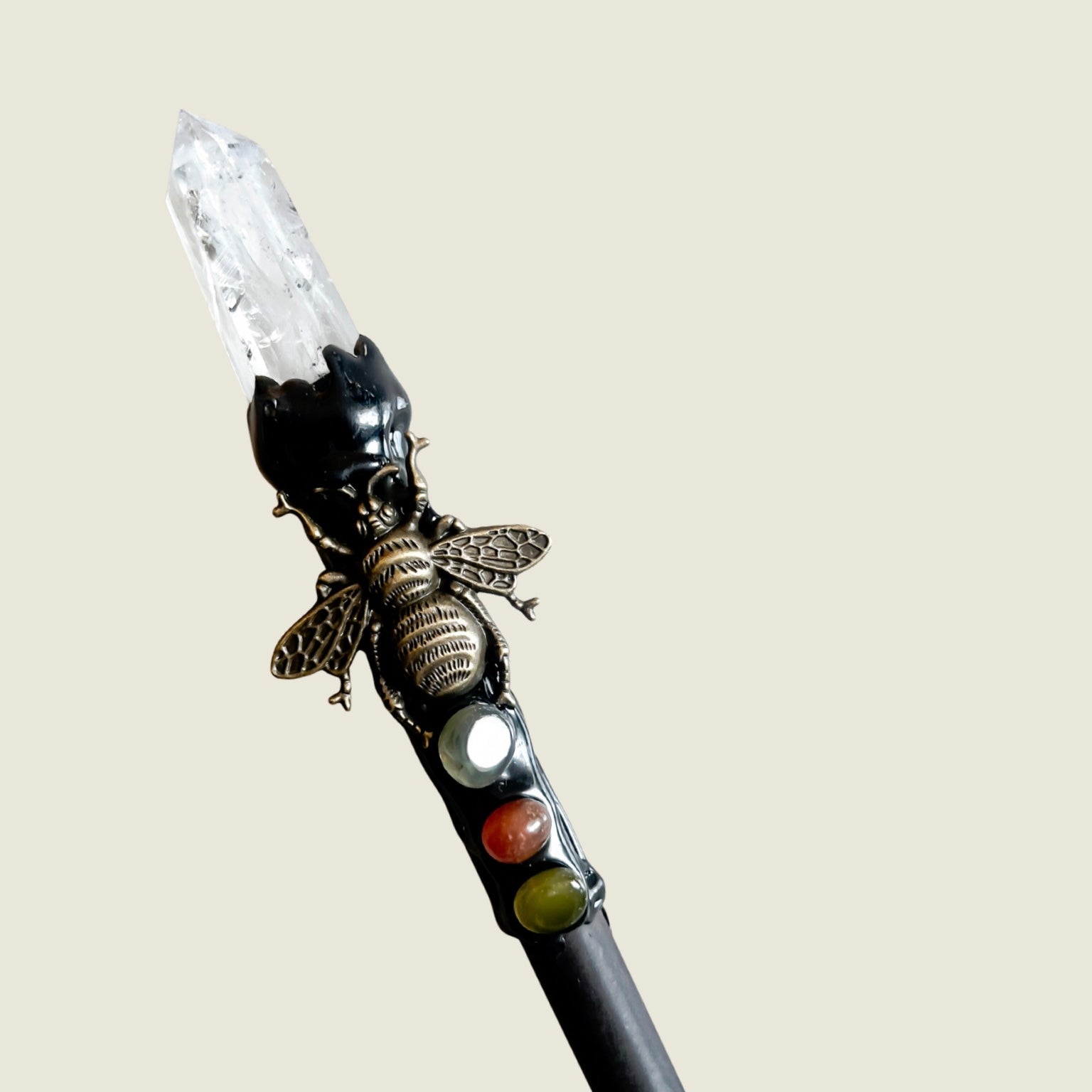 Natural Crystal Point Healing Wands - Elevate Your Spiritual Rituals with Citrine, Amethyst, Clear Quartz, Rose Quartz, and Fluorite