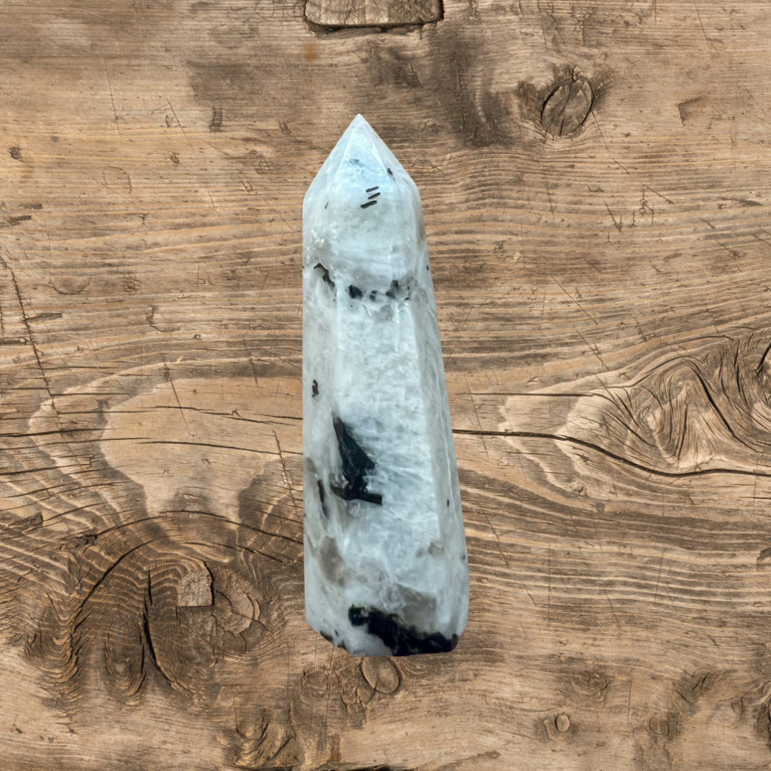 Black moonstone crystal grounding and courageous healing stone from australia self-confidence, intuition & emotional balance