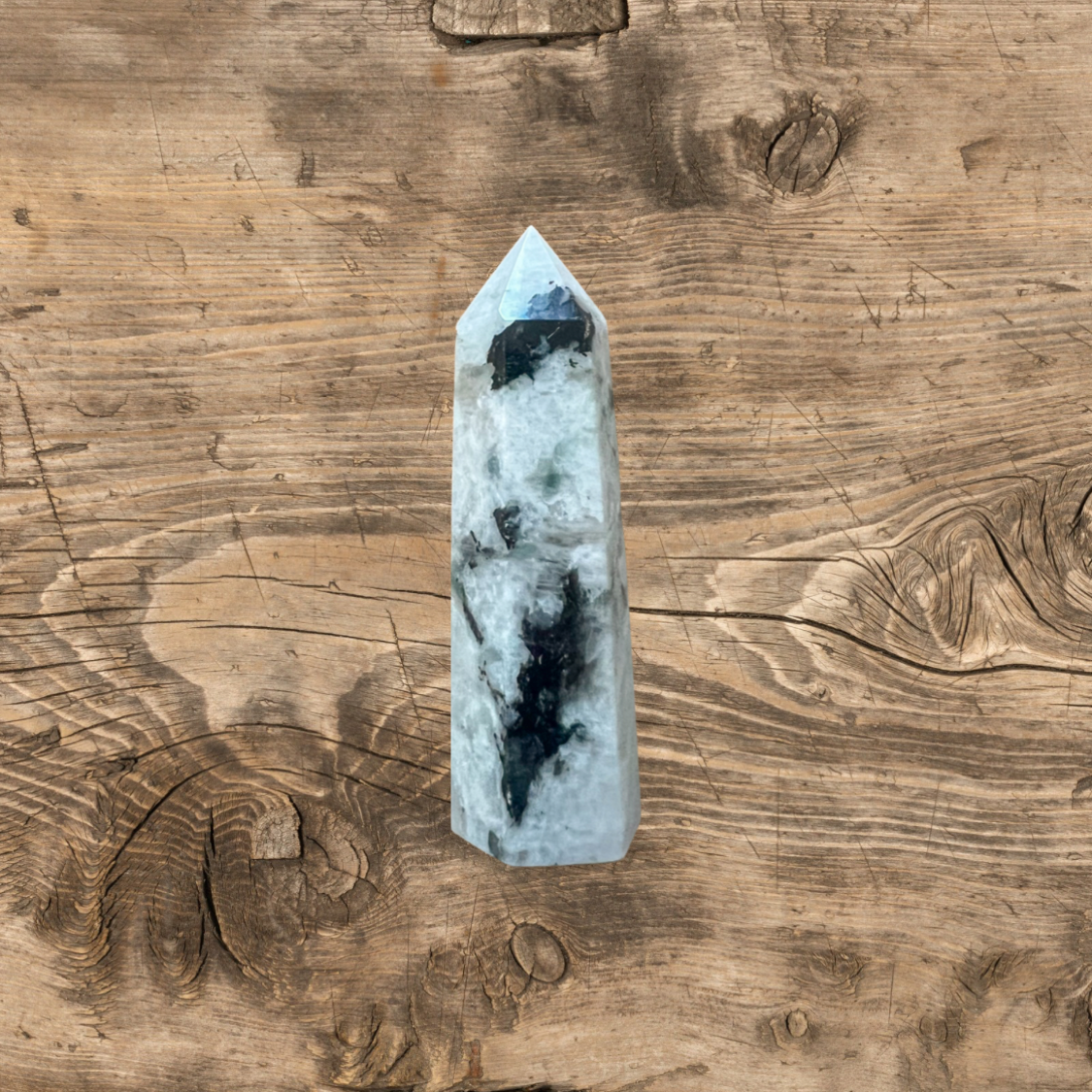 Black moonstone crystal grounding and courageous healing stone from australia self-confidence, intuition & emotional balance