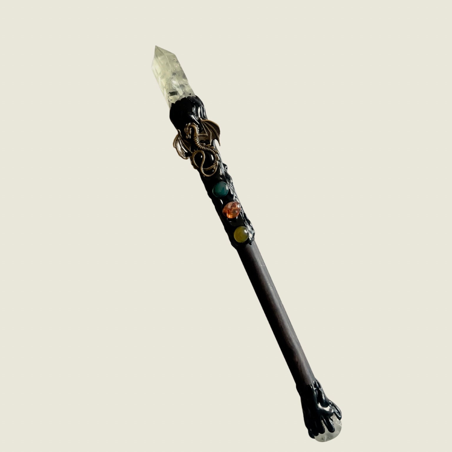 Natural Crystal Point Healing Wands - Elevate Your Spiritual Rituals with Citrine, Amethyst, Clear Quartz, Rose Quartz, and Fluorite