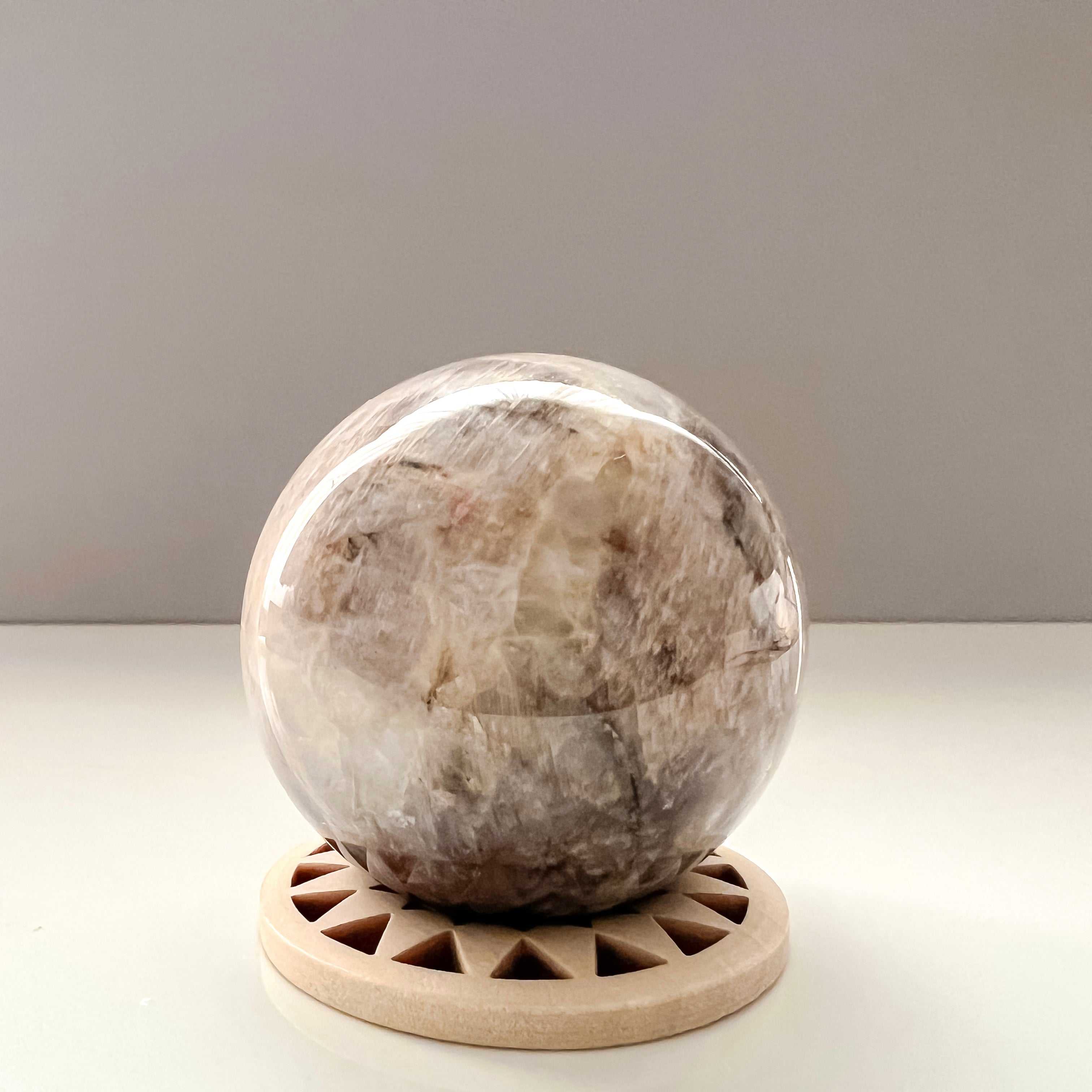 Blue Moonstone Sphere