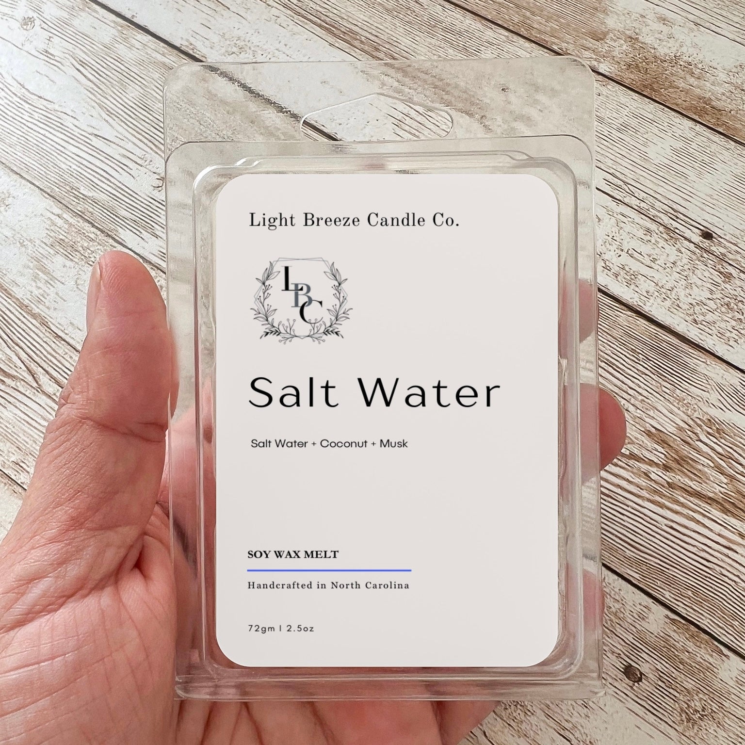 Wax Melt Salt Water 2.5oz