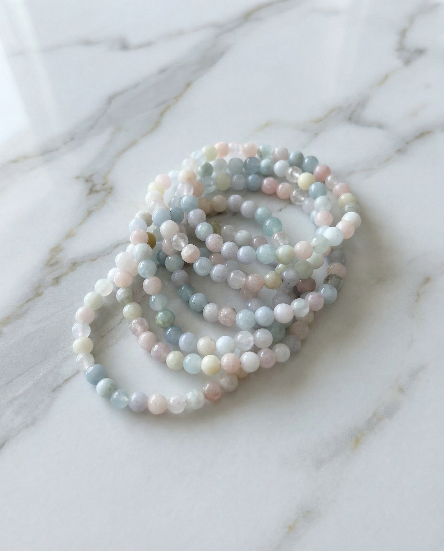 Natural Morganite Bracelet Love & Compassion