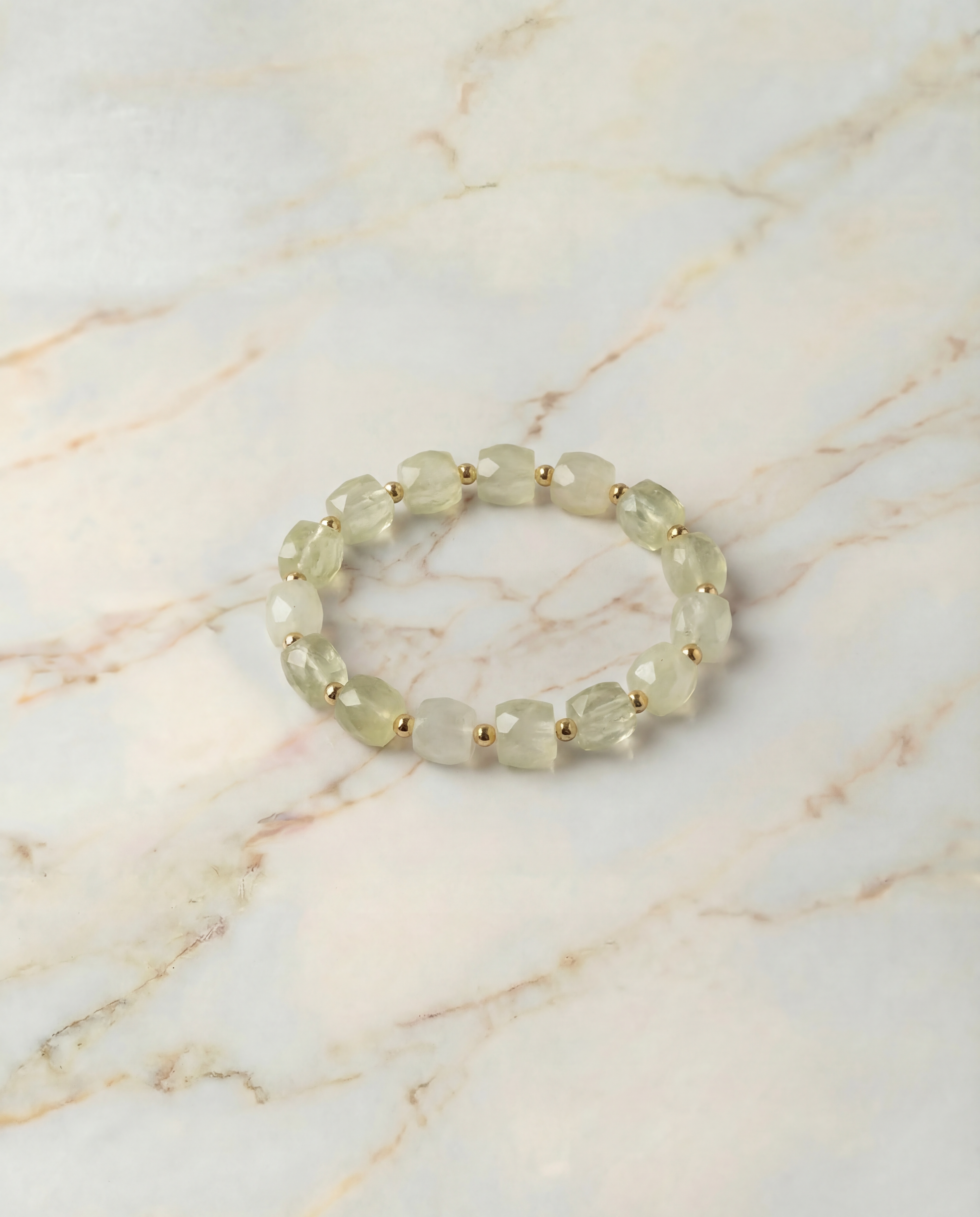 Natural Faceted Lemon Quartz Bracelet Radiant Energy & Clarity