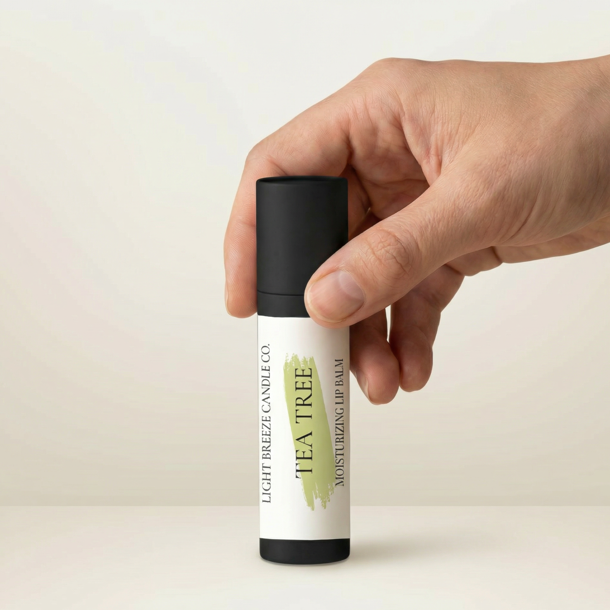Tea Tree Essential Oil Lip Balm Natural Moisturizing Lip Care with Shea Butter & Beeswax