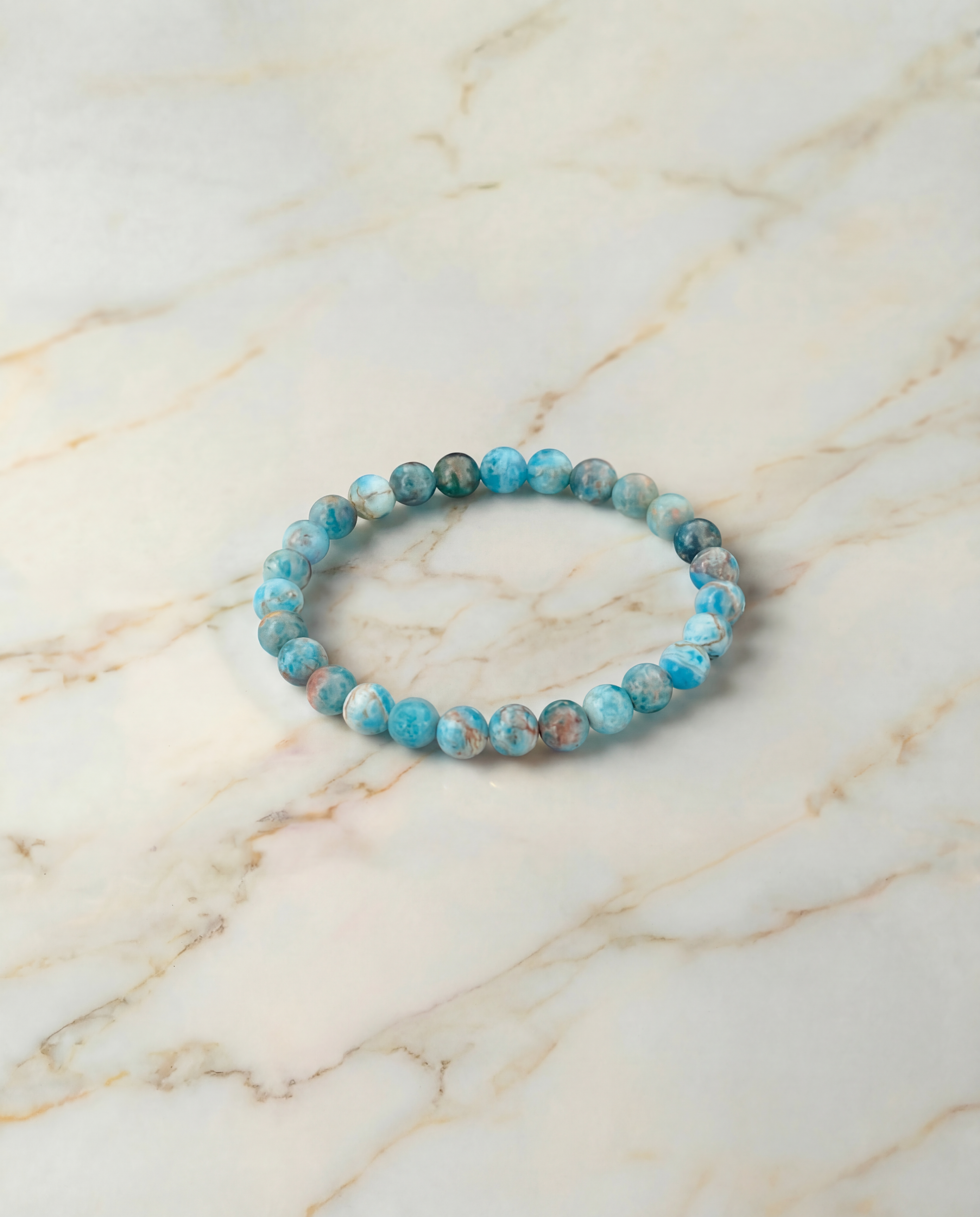 Natural Blue Apatite Crystal Bracelet Inspiration & Motivation
