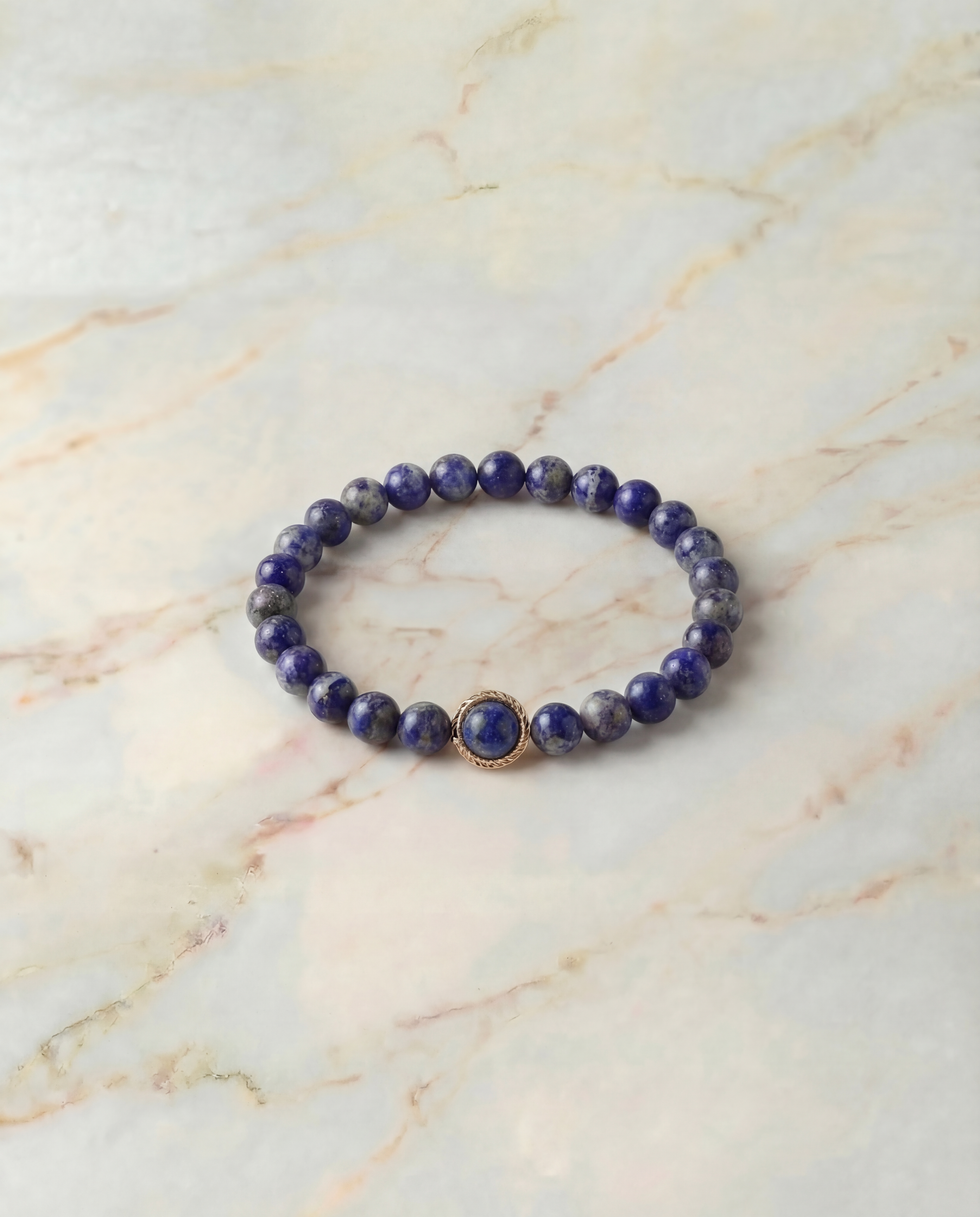 Natural Lapis Lazuli Crystal Bracelet Wisdom & Truth